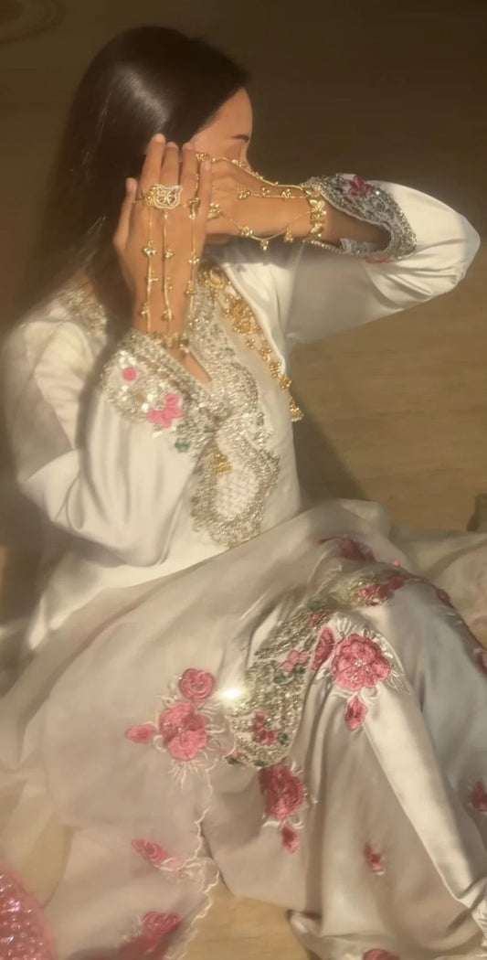 Japan Satin Silk suit With Dupatta