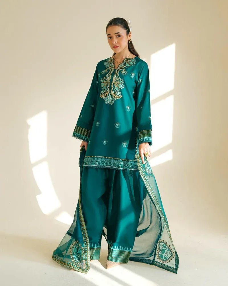 AIMA LAWN 3PC - Stylosefashion