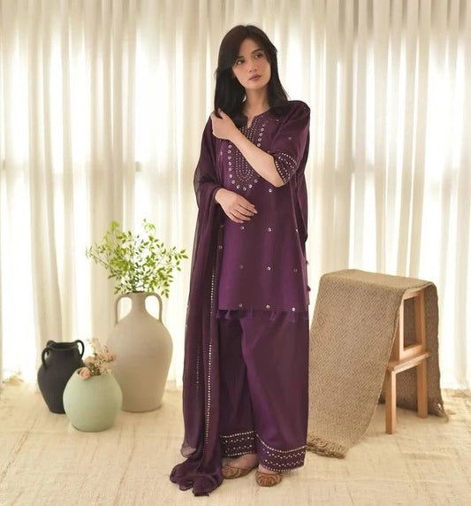 Purple aura 3p – Piece Suit stylosefashion Purple aura 3p – Piece Suit